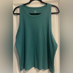 New high neck ribbed tank